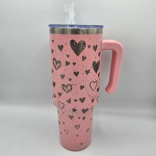 40 Oz Heart Tumbler