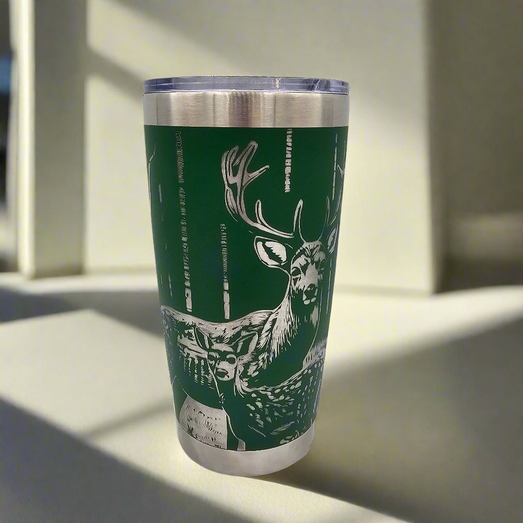 20 Oz Deer Family Tumbler